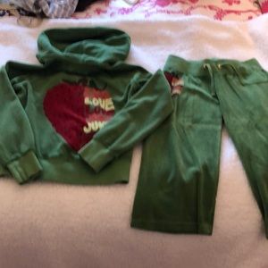 Juicy couture terry kids girls jacket Capri 8